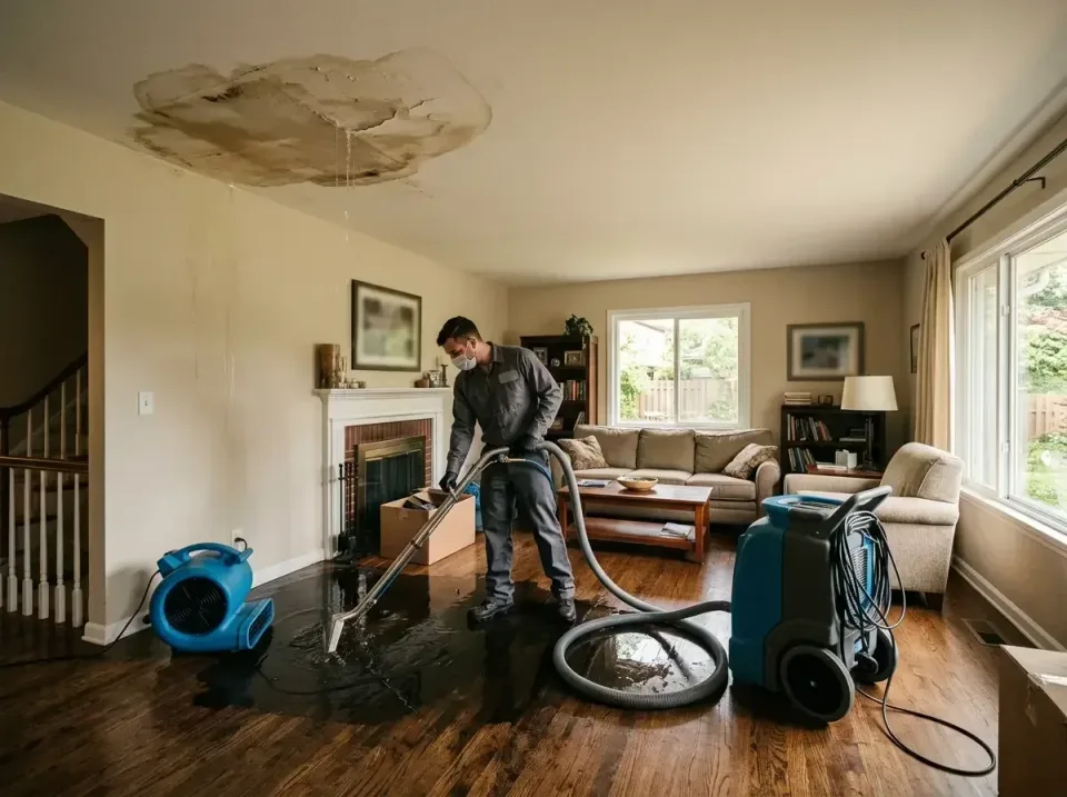 attic-pipe-burst-ceiling-drip-008 — frequently asked questions, Water Damage Restoration & Carpet Care in Grand Rapids, MN